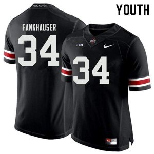 Youth Ohio State Buckeyes #34 Owen Fankhauser Black Nike NCAA College Football Jersey October BUR4144OU